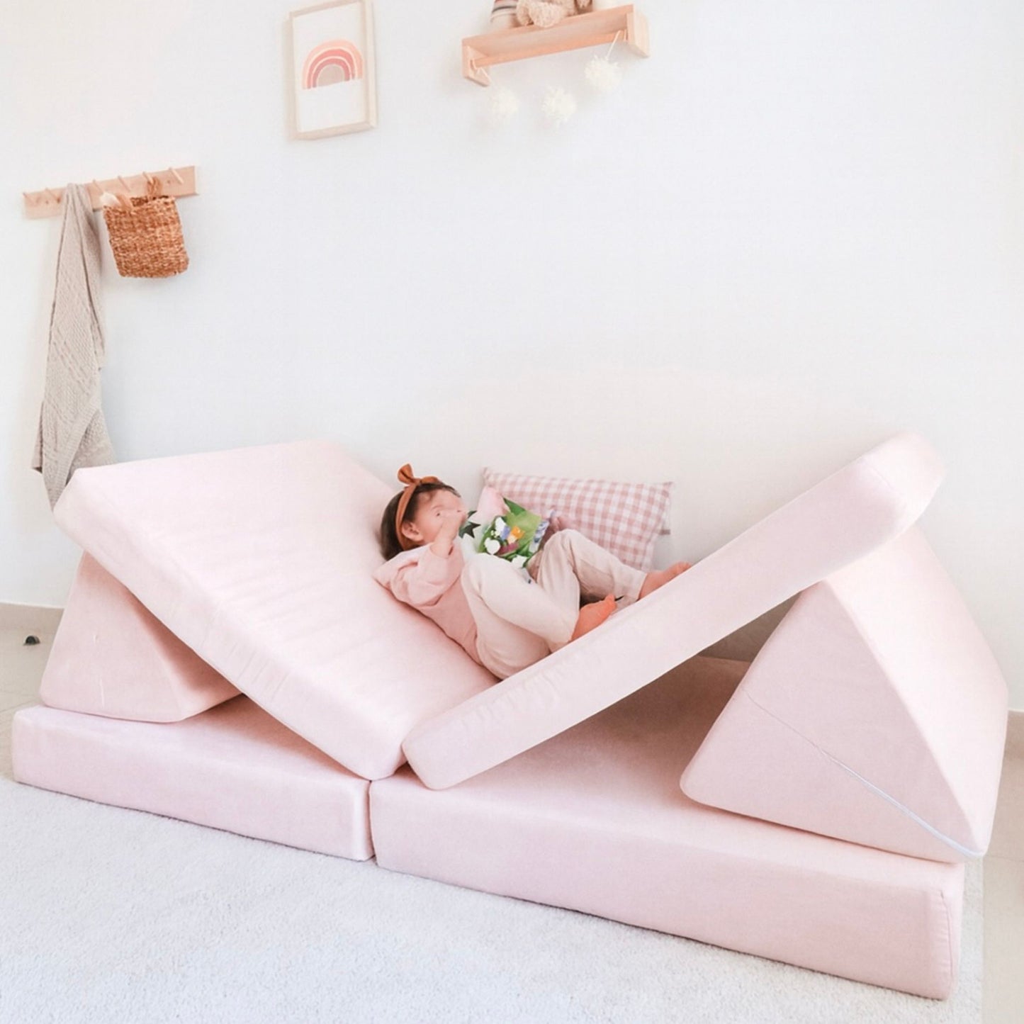 FUDGee Original Convertible 6-Piece Modular Kids Play Sofa | Handmade in UAE
