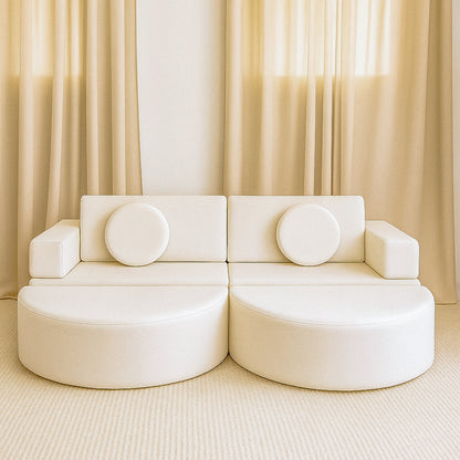 FUDGee® Half Moon Bundle | 12-Piece Kids Soft Play Sofa Set