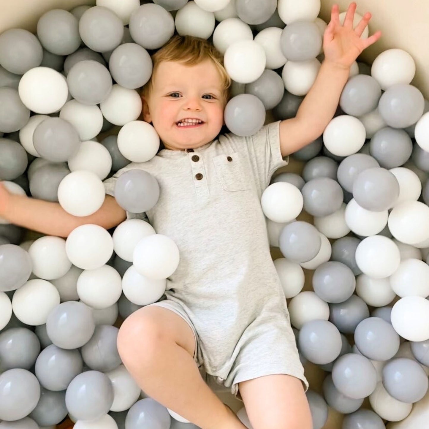 Neutral Ocean Ball Pit Balls for Babies & Toddlers