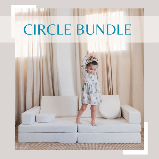circle bundle play couch for toddlers 
