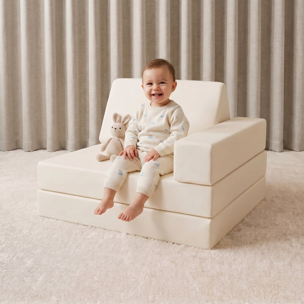 FUDGee® Mini Throne | 4-Piece Flip Out Sofa Bed Set