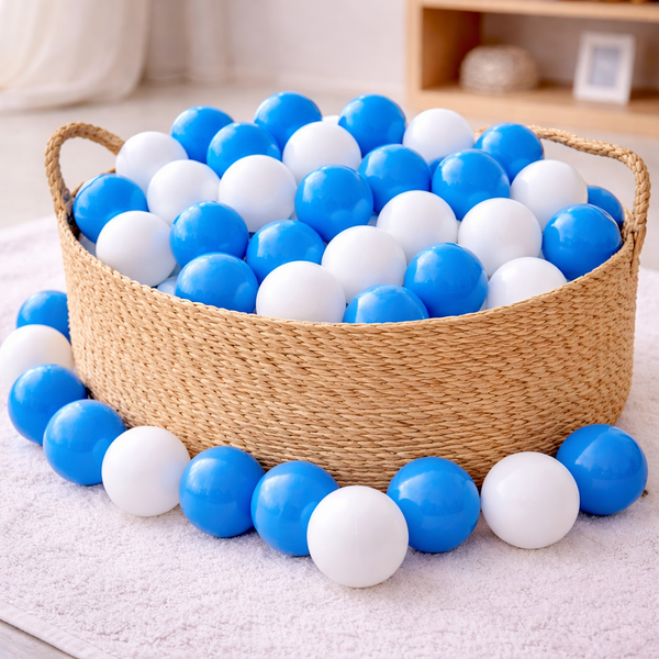 Blue-white-play-balls-ball-pit-babies