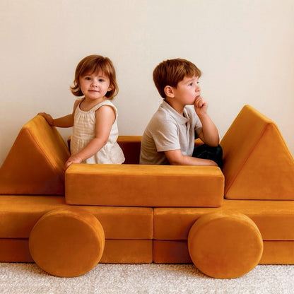 FUDGee Circle Bundle | 10-Piece Round Cushion Playroom Set