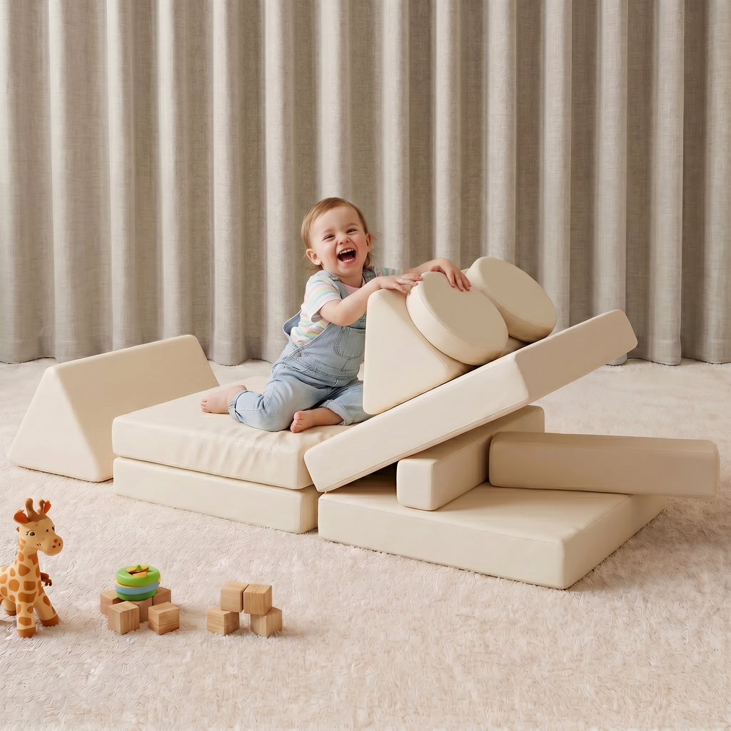 FUDGee® Circle Bundle | 10-Piece Round Cushion Playroom