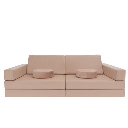 FUDGee Circle Bundle | 10-Piece Round Cushion Playroom Set