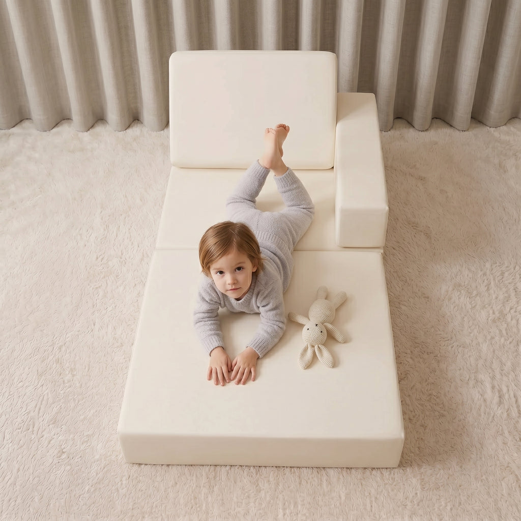 FUDGee® Mini Throne | 4-Piece Flip Out Sofa Bed Set