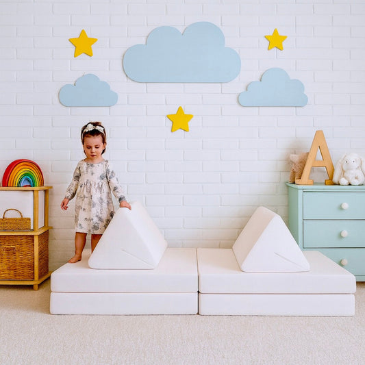 FUDGee Original Convertible 6-Piece Modular Kids Play Sofa | Handmade in UAE