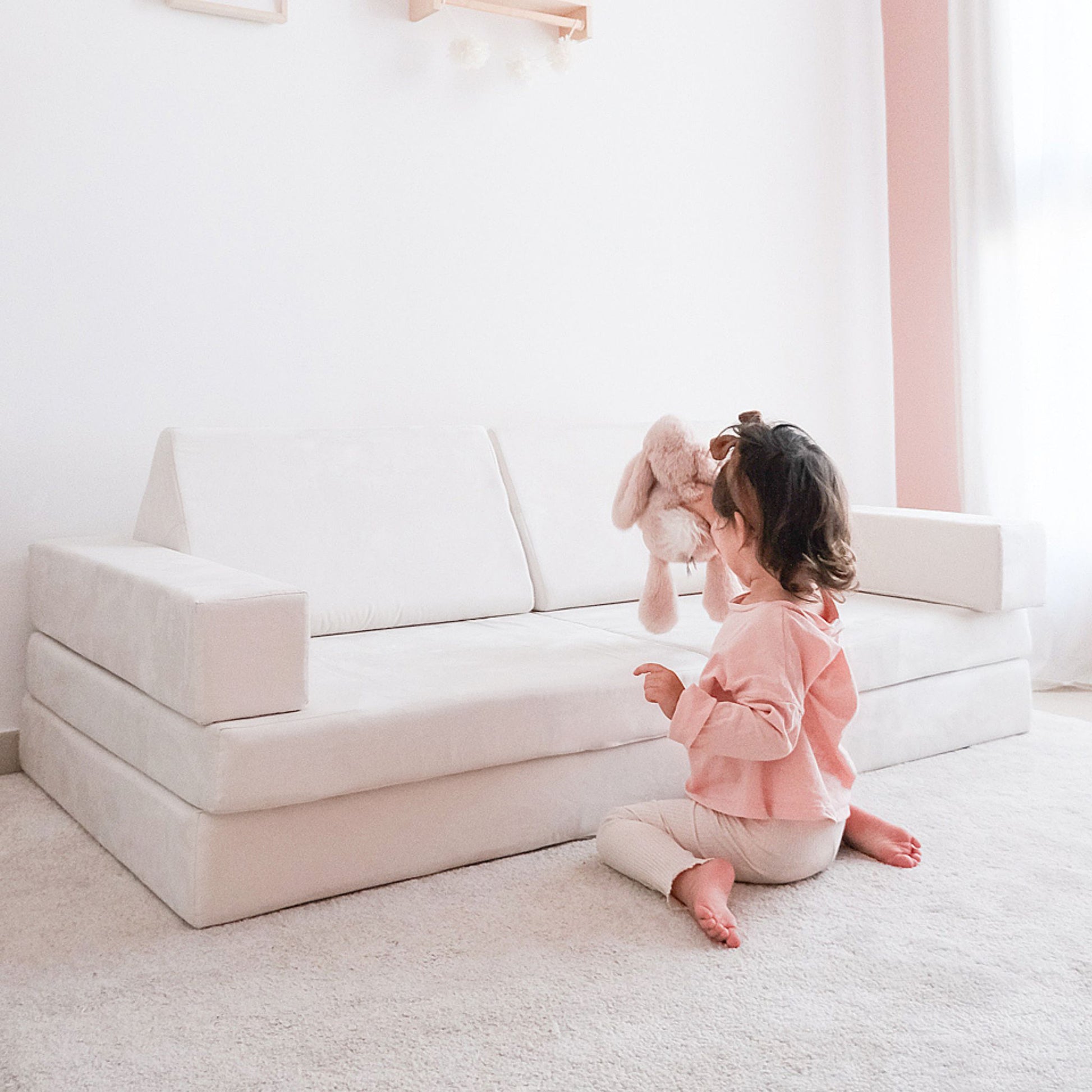 Best Magic Play Sofa with x8 Piece Cushion Set for Kids UAE Made FUDGee Kids