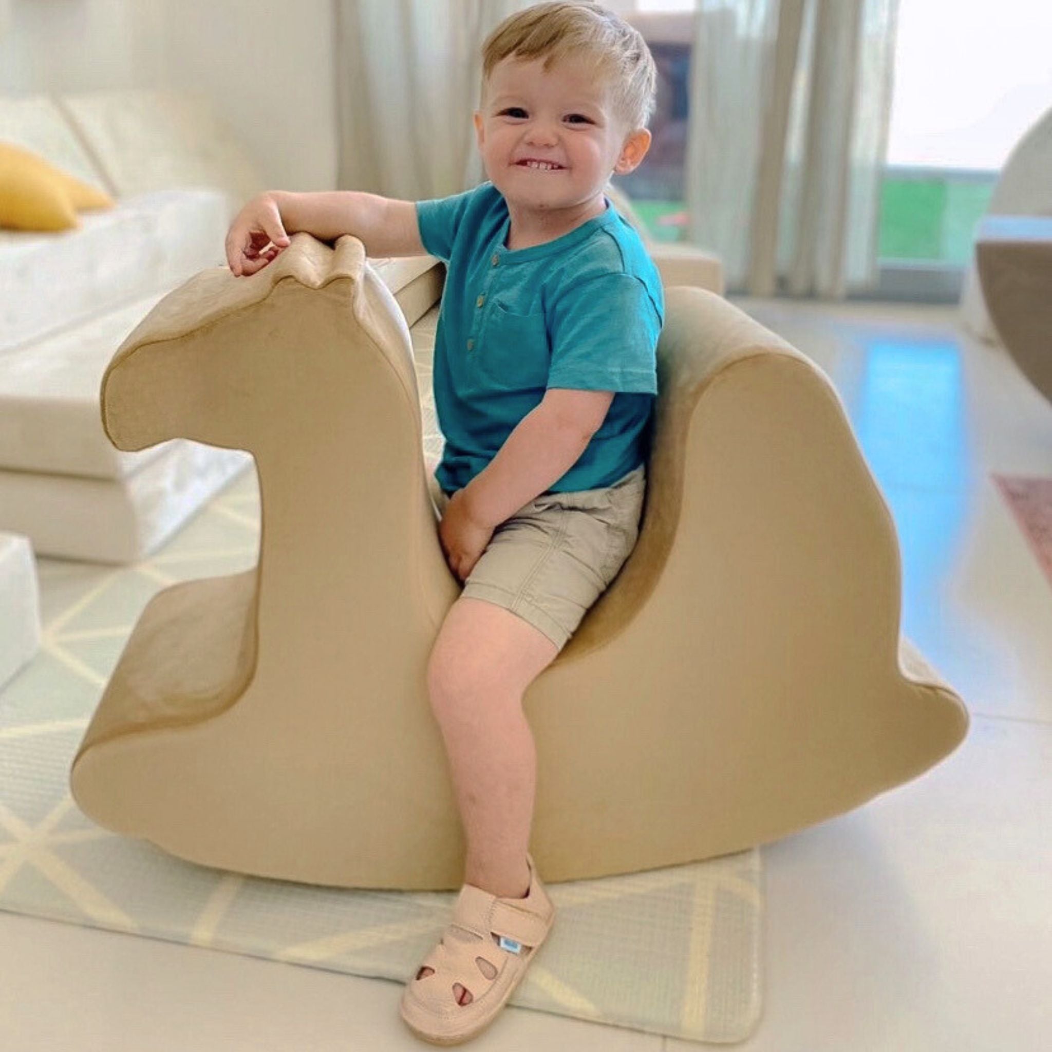 FUDGee Camel Rocker Soft Play Animal Rocking Chair