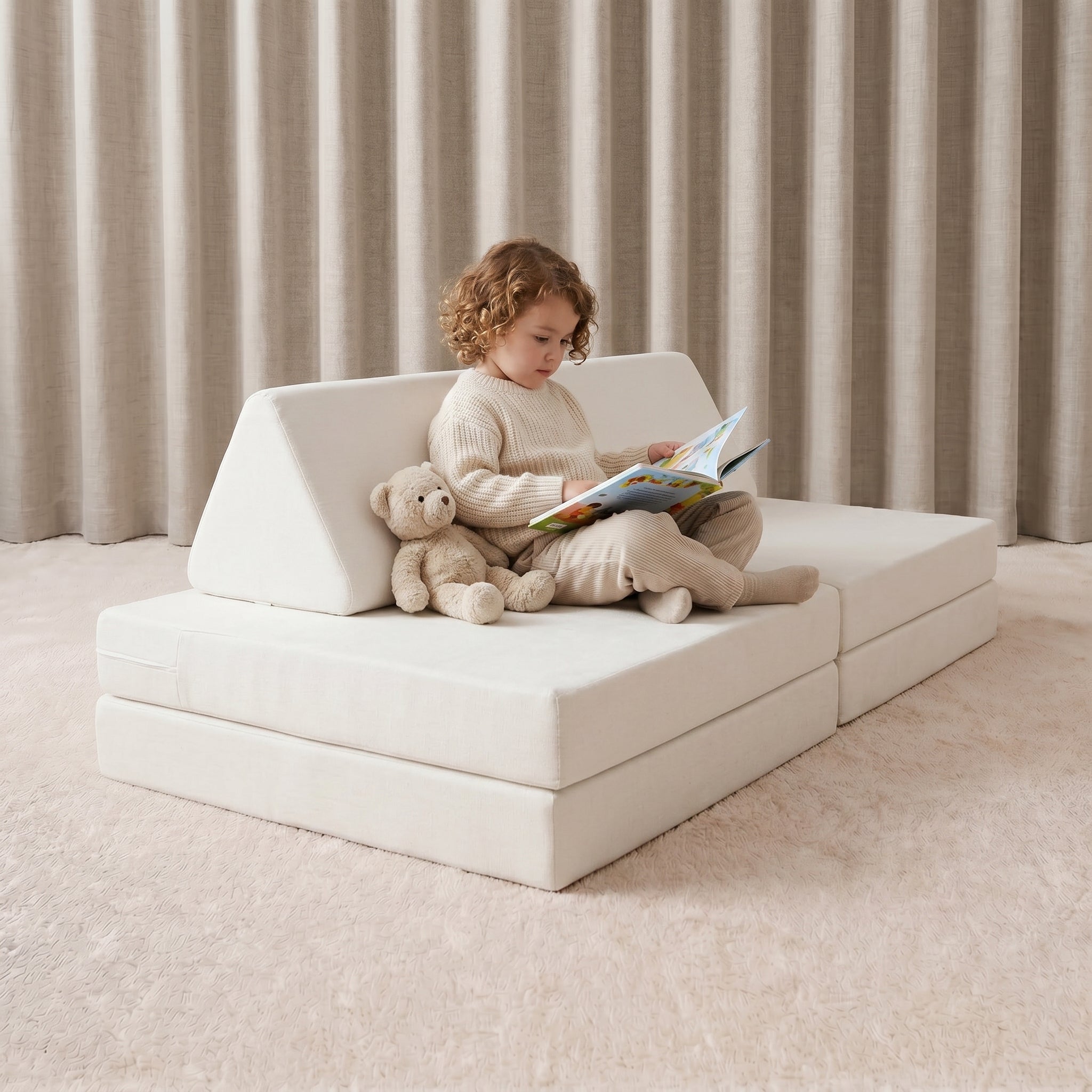 FUDGee® Original Play Sofa | 6-Piece Modular Kids Sofa