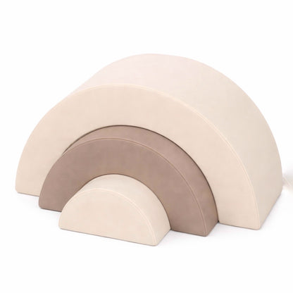 Rainbow Rocker Kids Indoor Soft Play | 3-Piece Foam Climbing Toy