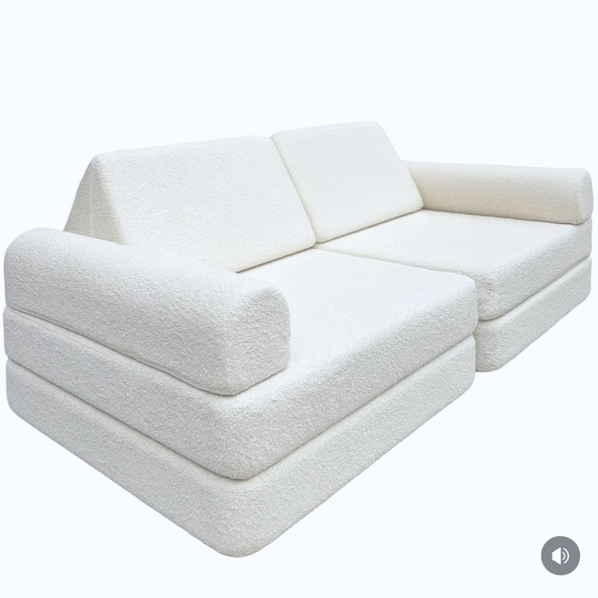 Luxe Modular Play Sofa | 8-Piece Contoured Design
